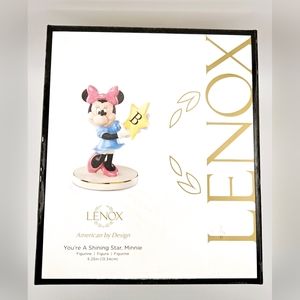 Lenox Disney You're a Shining Star Minnie Mouse B Collectible Figurine New